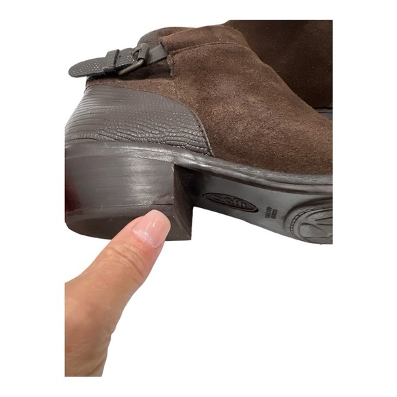 SOFFT ANKLE BOOTS VASANTI COFFEE SUEDE Zip Boots Brown size 6.5 M - Picture 11 of 11